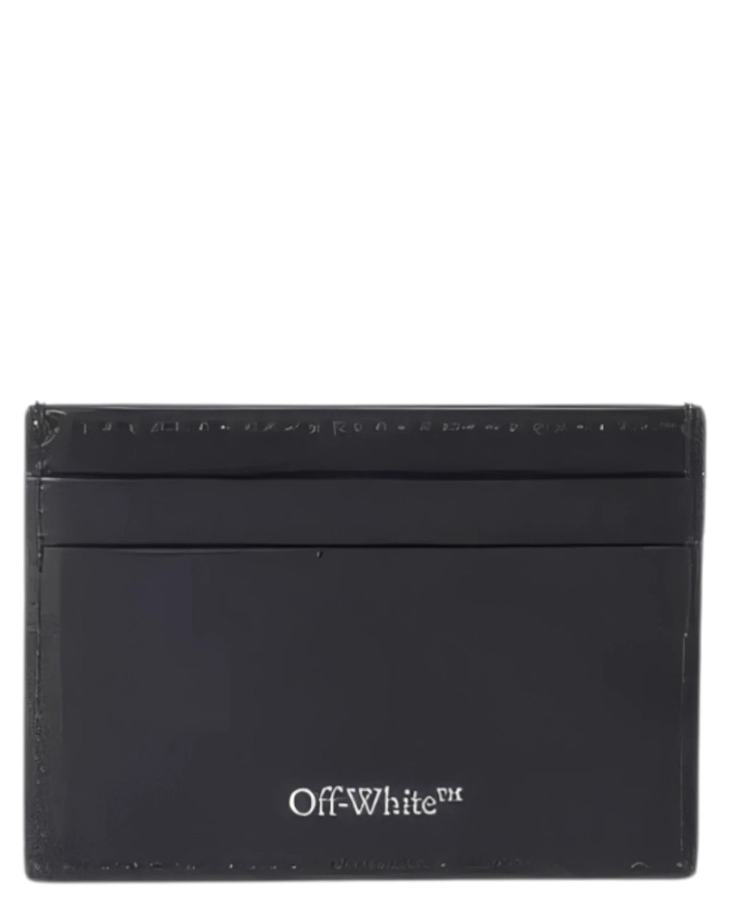Porte-cartes Off-White en cuir avec motif Flèches