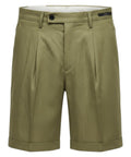 Bermuda homme Harry en 100 % lin avec pinces