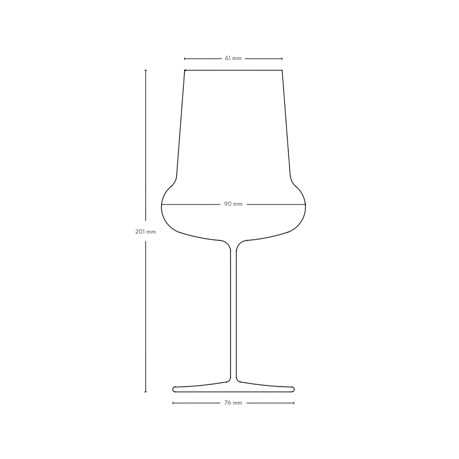 Calice da vino bianco Ghost Zero Belly
