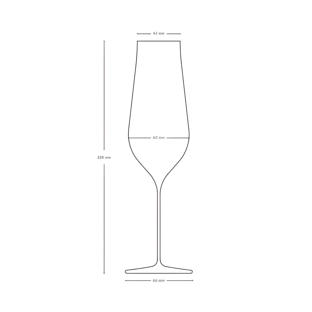 Calice da champagne Ghost Zero Tulip