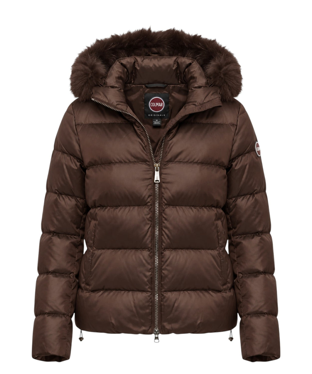 Doudoune Colmar Originals à col montant avec fourrure synthétique