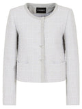 Giacca monopetto in tweed lurex-Emporio Armani-Giacche-Vittorio Citro Boutique