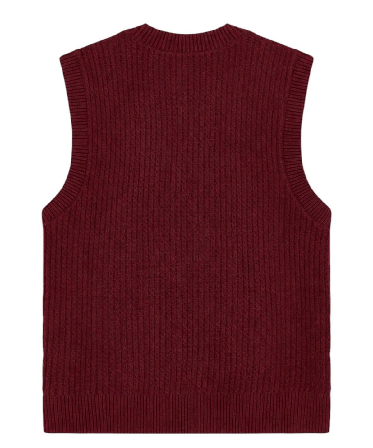 Gilets Homme à col en V en laine vierge et cachemire