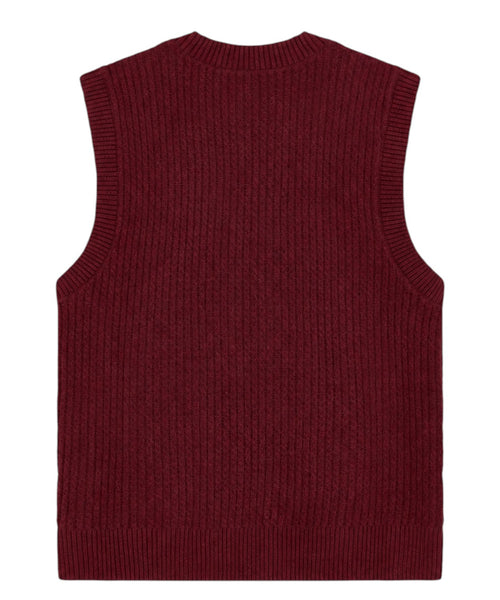 Gilets Homme à col en V en laine vierge et cachemire