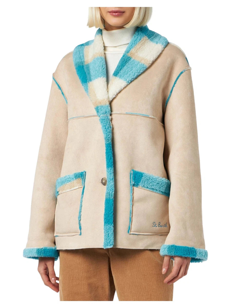 Giubbotto in shearling reversibile-Cappotti-Mc2 Saint Barth-Vittorio Citro Boutique