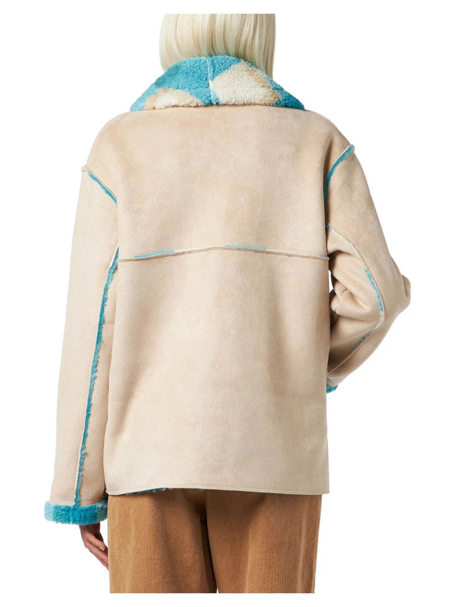 Giubbotto in shearling reversibile-Cappotti-Mc2 Saint Barth-Vittorio Citro Boutique