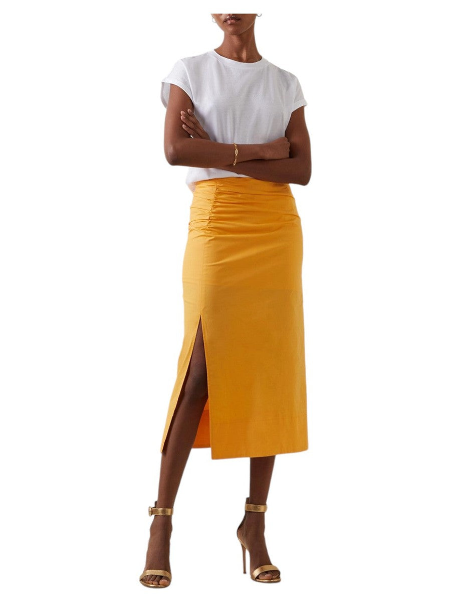 Gonna Midi Evviva a Fessura con Ruches-Marella-Gonne-Vittorio Citro Boutique