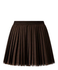 Jupe femme Twinset plissée mini à taille élastiquée