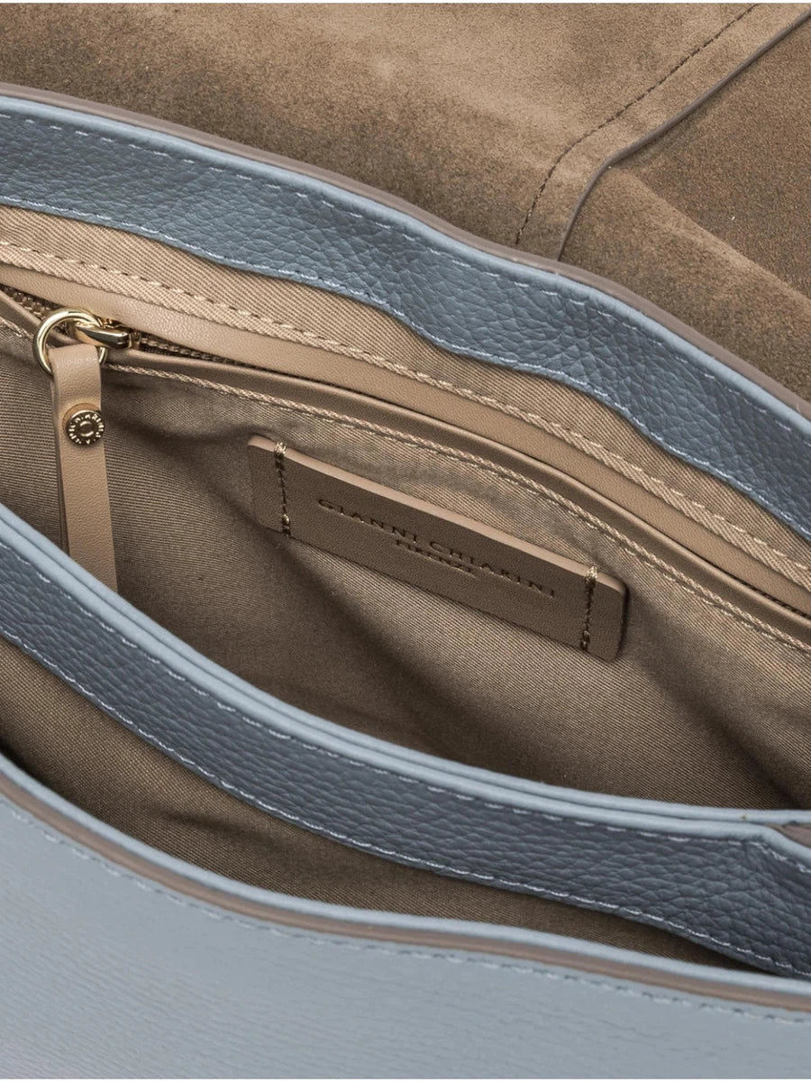 Borsa Helena Round in Pelle Martellata-Borse a spalla-Gianni Chiarini-Vittorio Citro Boutique