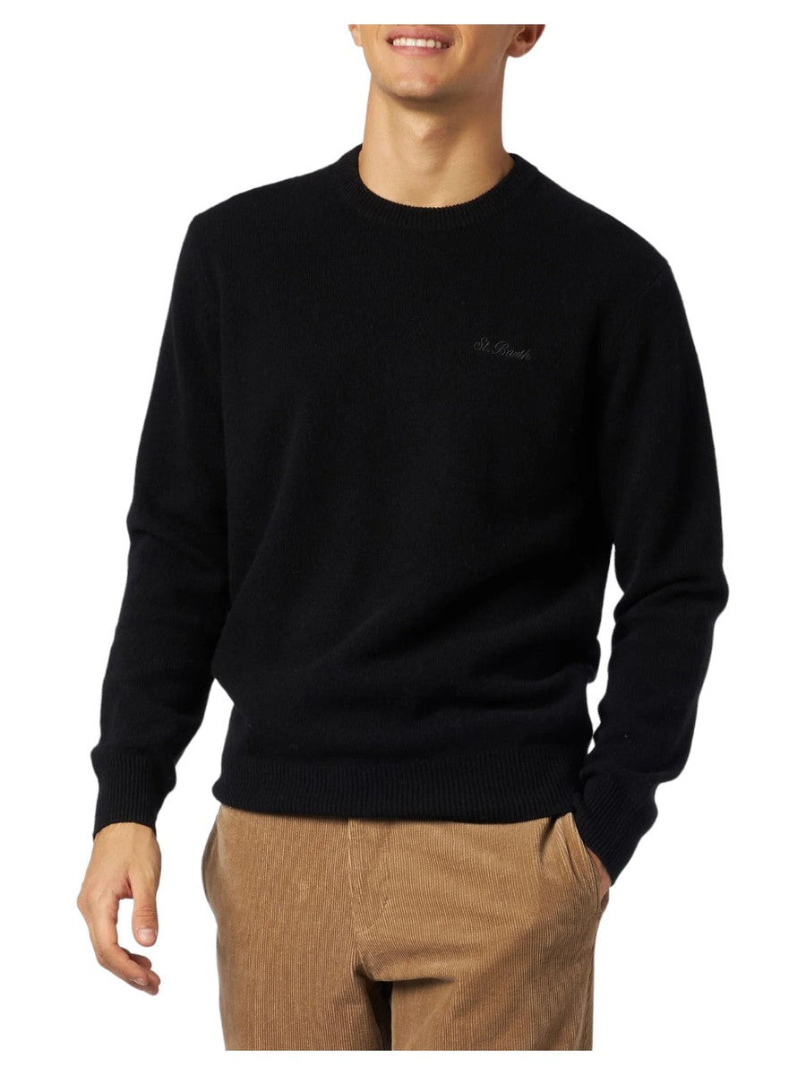 Maglia girocollo con ricamo St. Barth-Mc2 Saint Barth-Maglieria-Vittorio Citro Boutique