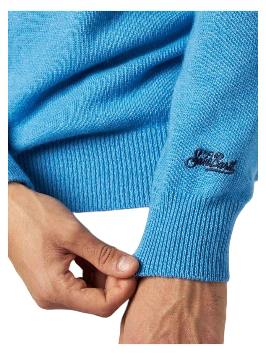 Maglia girocollo con stampa jacquard Non succederà più | EDIZIONE SPECIALE DI NIKI DJ-Mc2 Saint Barth-Maglieria-Vittorio Citro Boutique