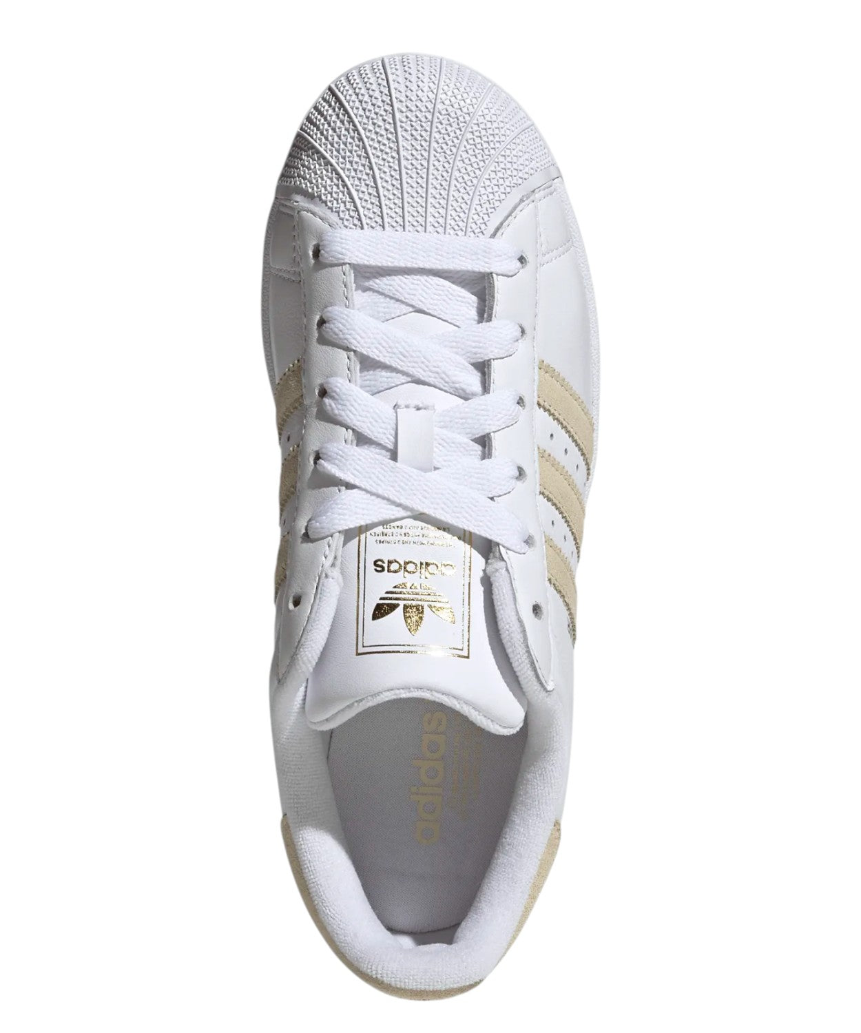 Baskets Adidas Superstar II en cuir pour femme