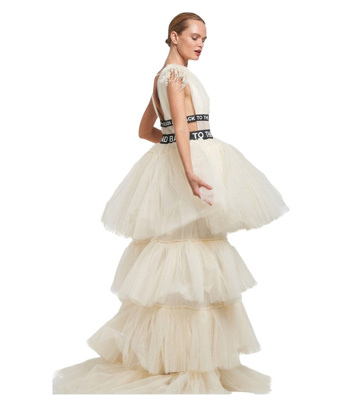 Abito in tulle alto-basso "To the Moon and Back" 2