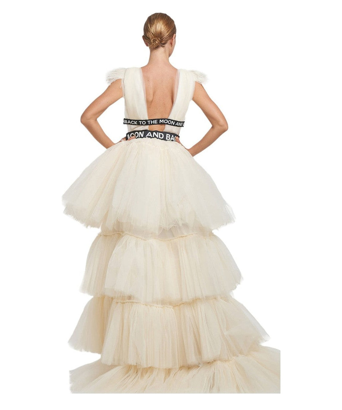 Abito in tulle alto-basso "To the Moon and Back" 3