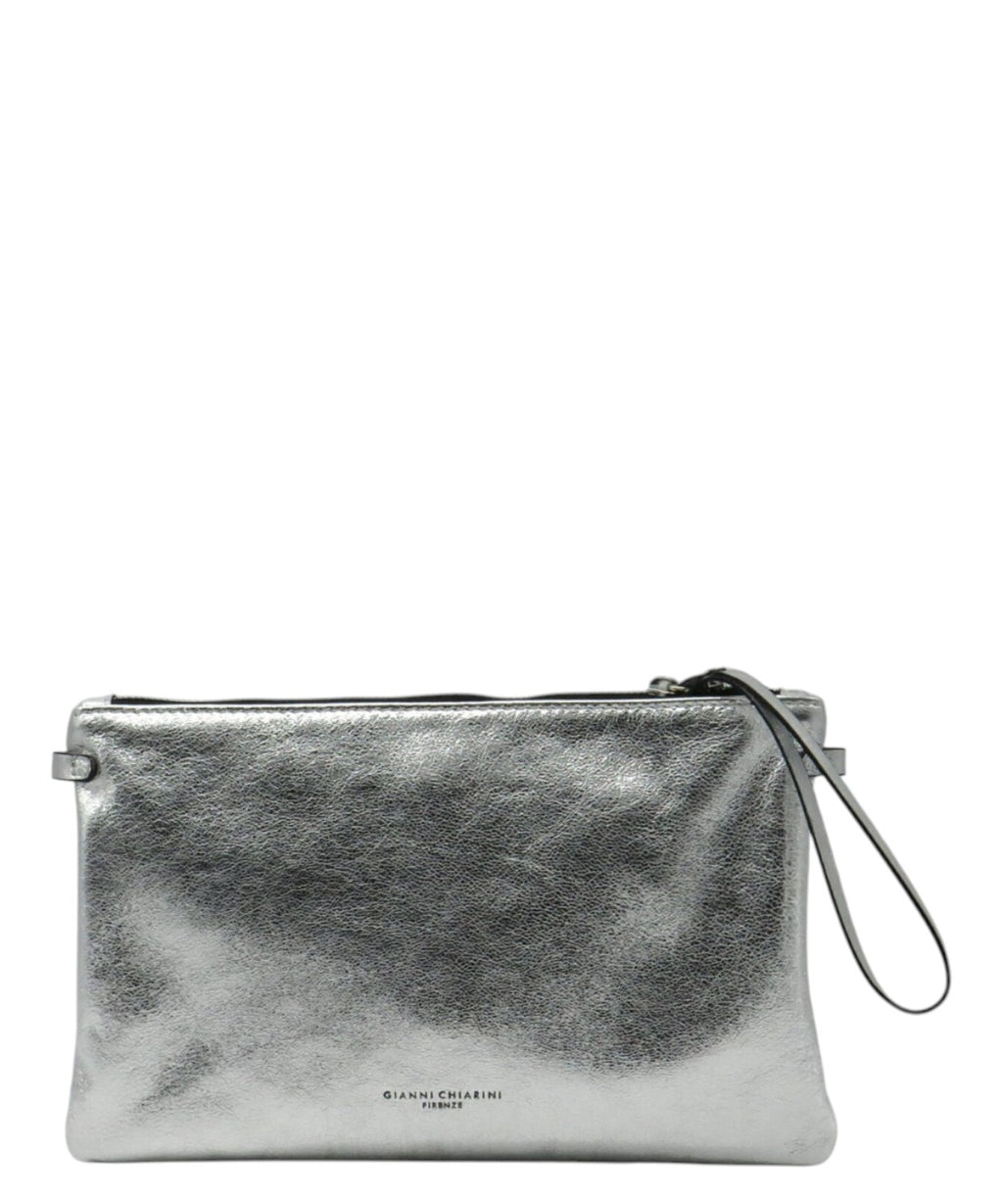 Pochette femme Gianni Chiarini Hermy en cuir laminé