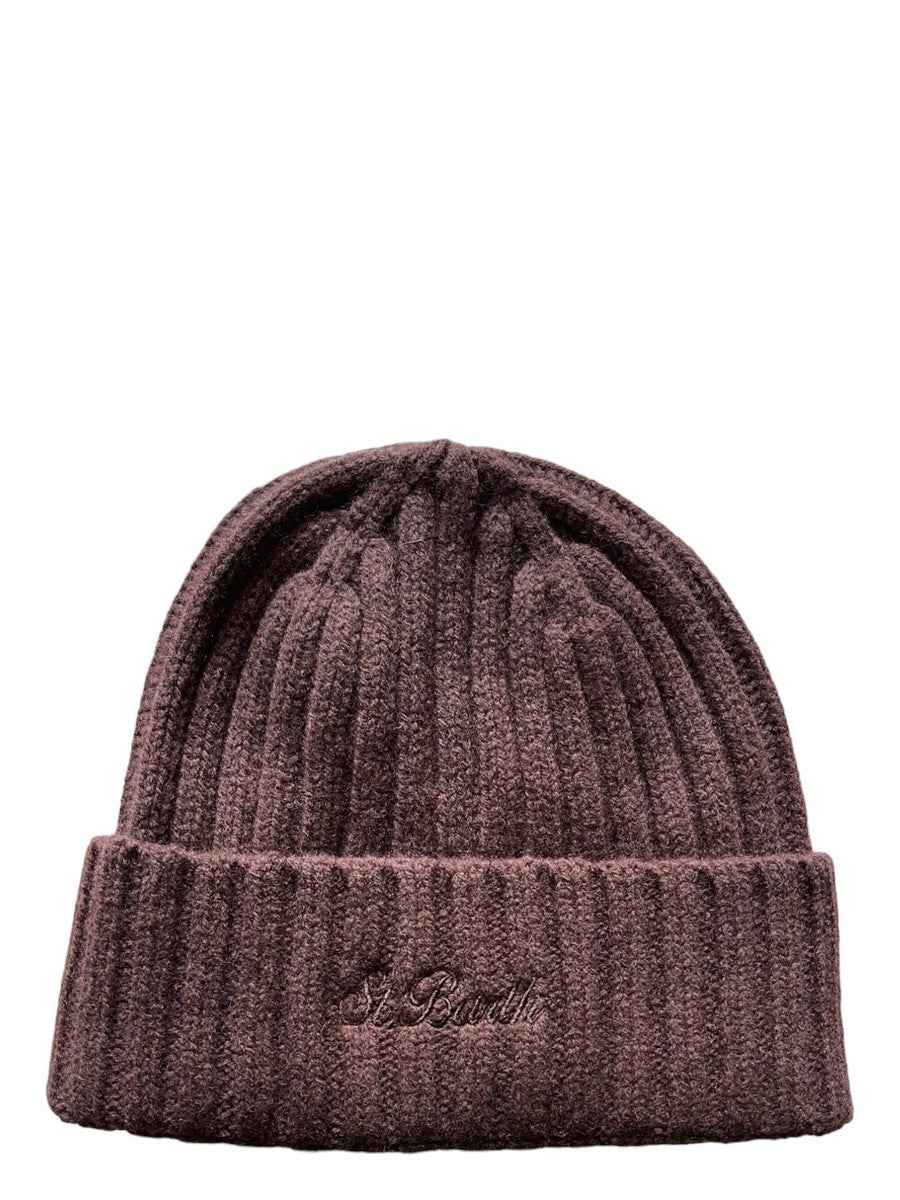 Berretto in lana stretch con ricamo St. Barth-Mc2 Saint Barth-Cappelli-Vittorio Citro Boutique