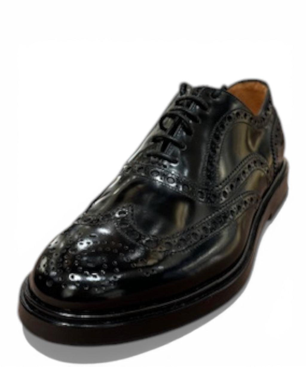 Derbies Homme Cuir Santoni - Élégance Artisanale