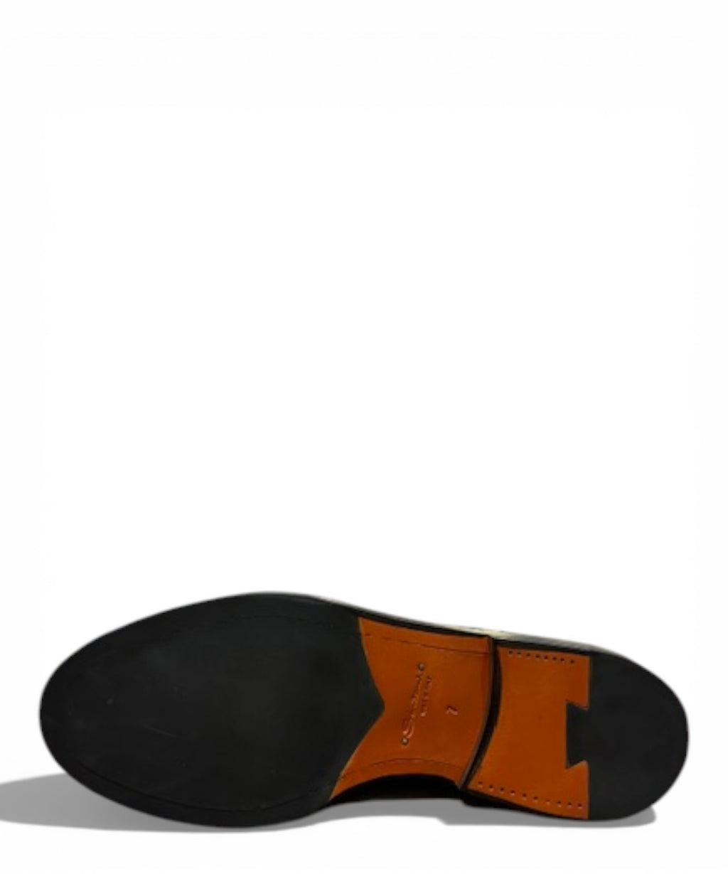 Derbies Homme Cuir Santoni - Élégance Artisanale