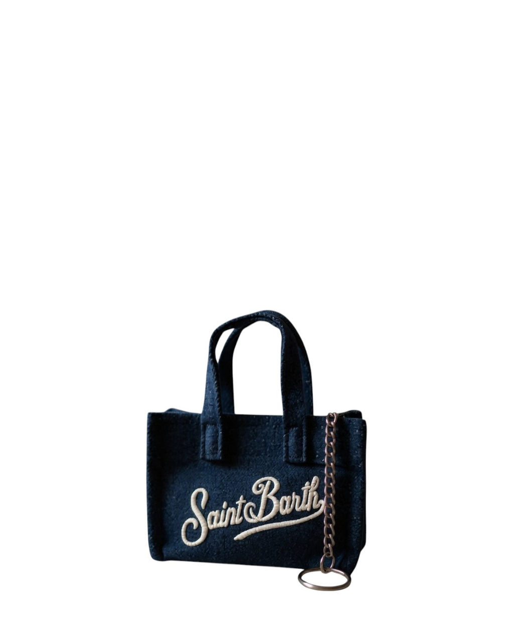 Sac à clés Denim MC2 Saint Barth pour clés et pièces avec bandoulière