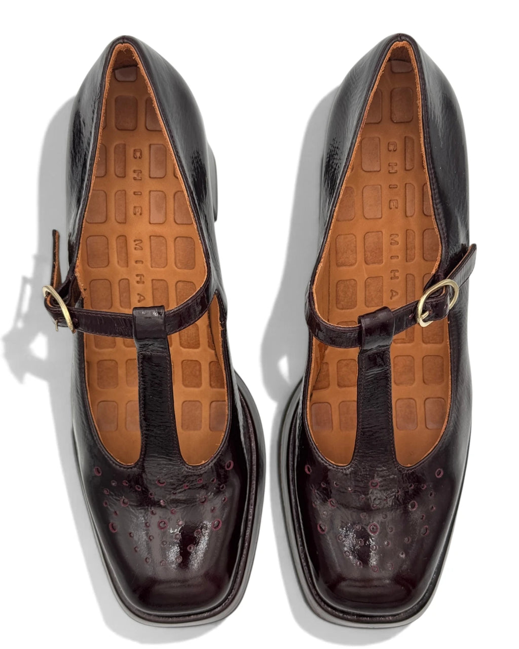 Chaussures femme Chie Mihara Kayla en cuir bordeaux