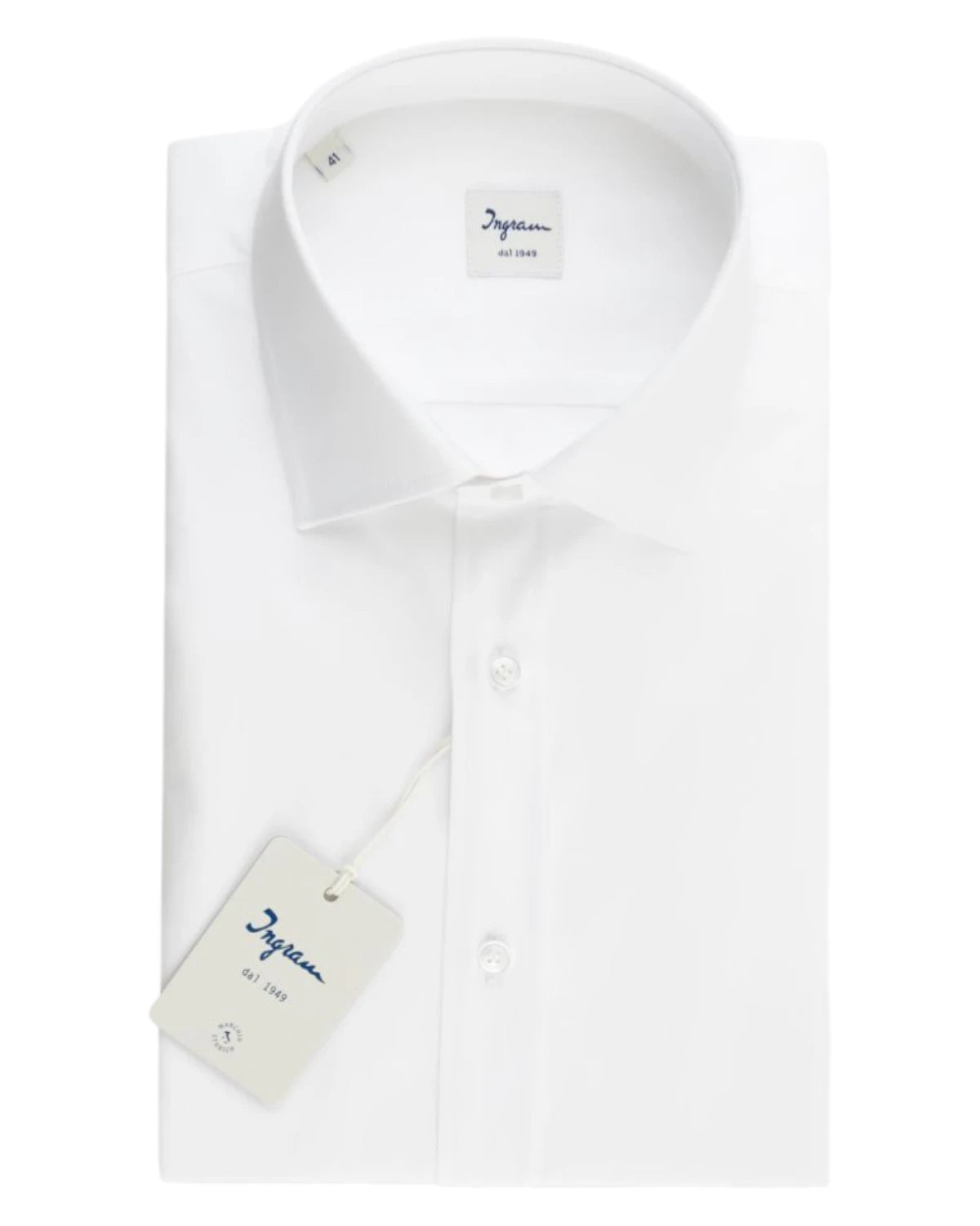 Chemise Homme Blanche Slim Fit Ingram Dynamo Tecnica