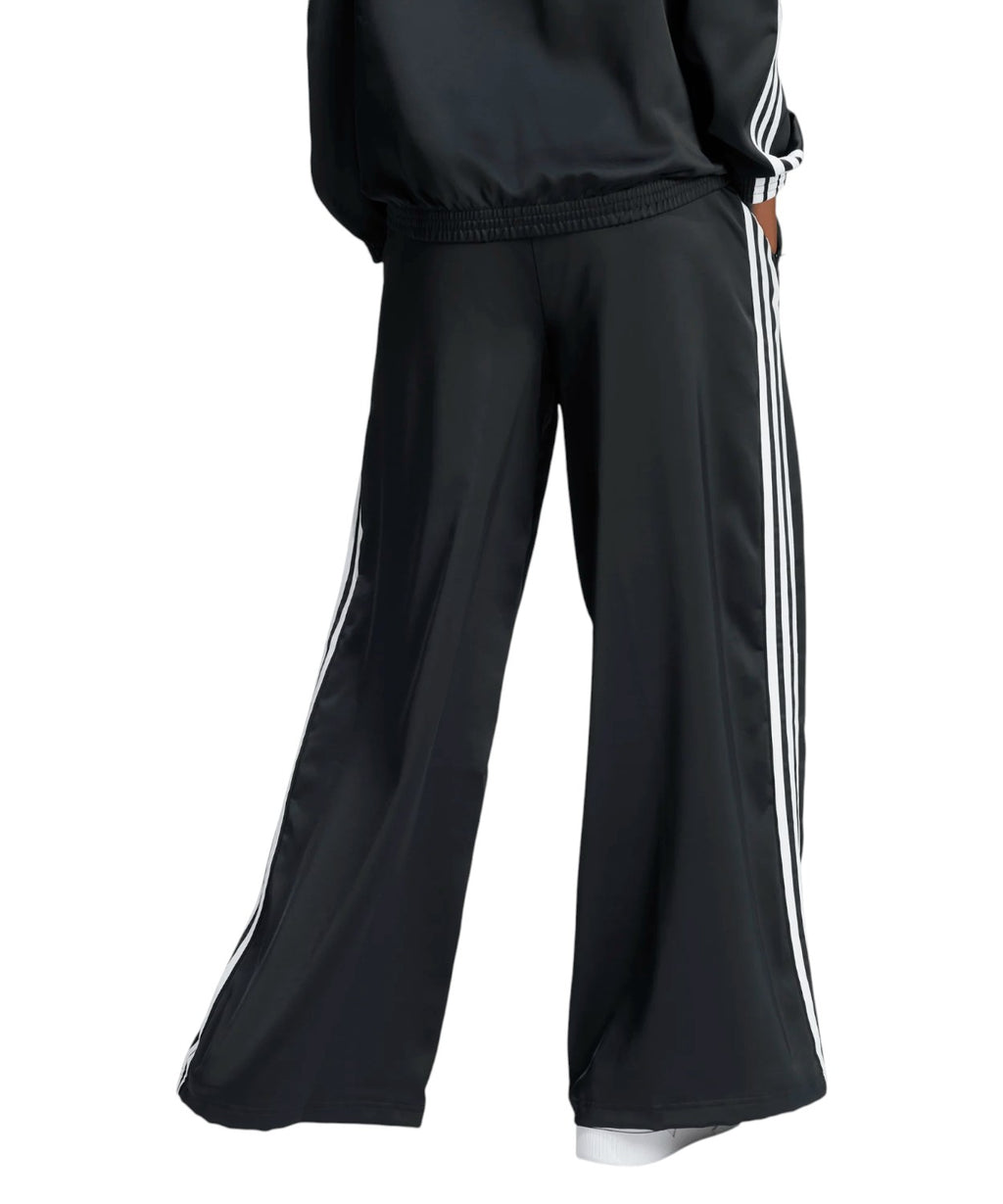 Pantalon de survêtement adidas en satin, coupe large, pour un look moderne