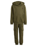 Completo Kids 1/2 Zip Hoodie e Pantaloni Cargo in felpa-Adidas Originals-Tuta-Vittorio Citro Boutique