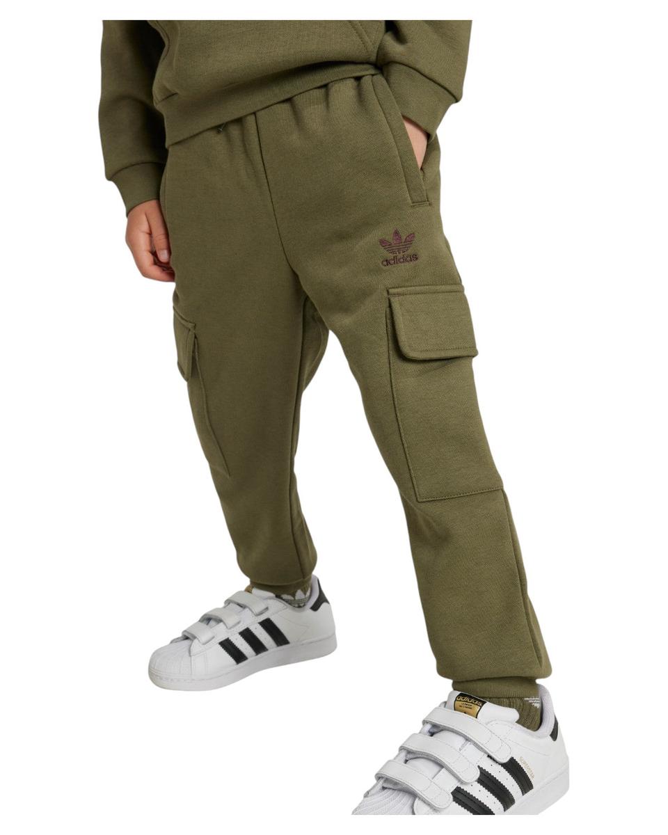 Completo Kids 1/2 Zip Hoodie e Pantaloni Cargo in felpa-Adidas Originals-Tuta-Vittorio Citro Boutique