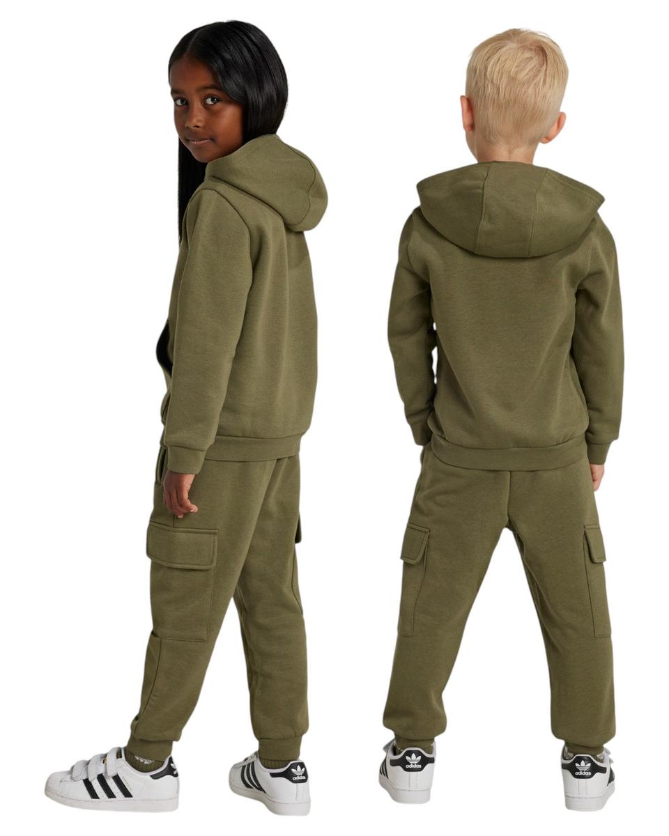 Completo Kids 1/2 Zip Hoodie e Pantaloni Cargo in felpa-Adidas Originals-Tuta-Vittorio Citro Boutique