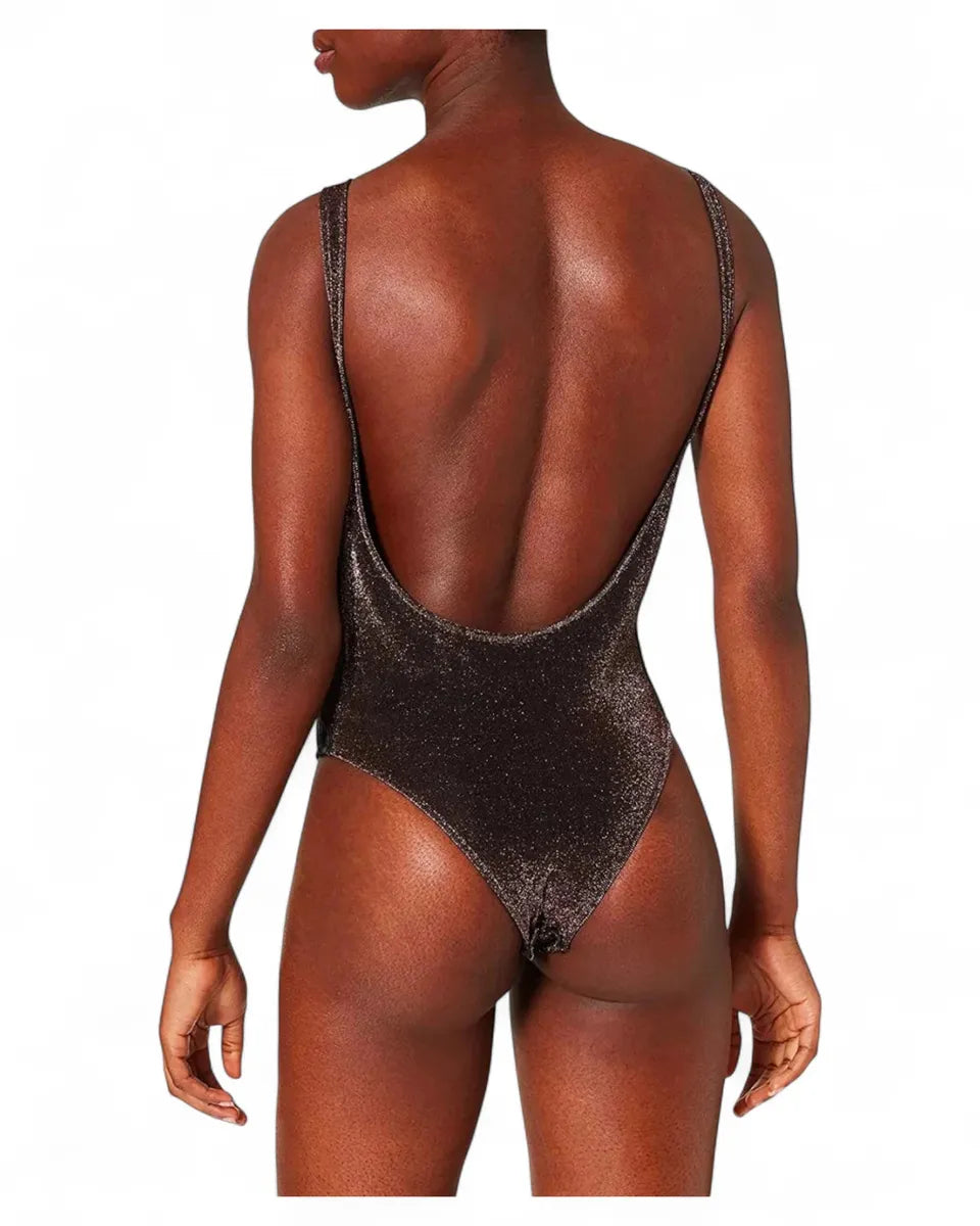 Body Skin Fit in Jersey Lucido con Banda Omini-Body-Kappa-Vittorio Citro Boutique