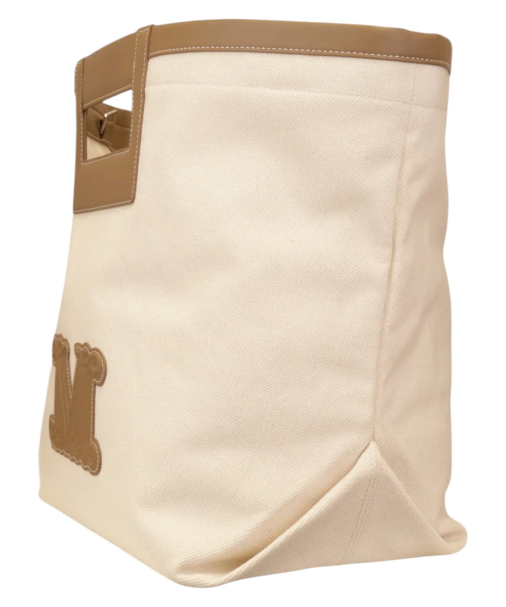 Sac Max Mara en coton avec bandoulière réglable