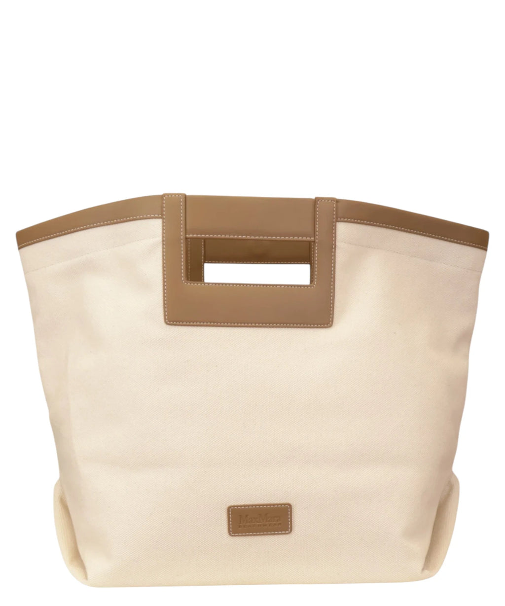 Sac Max Mara en coton avec bandoulière réglable