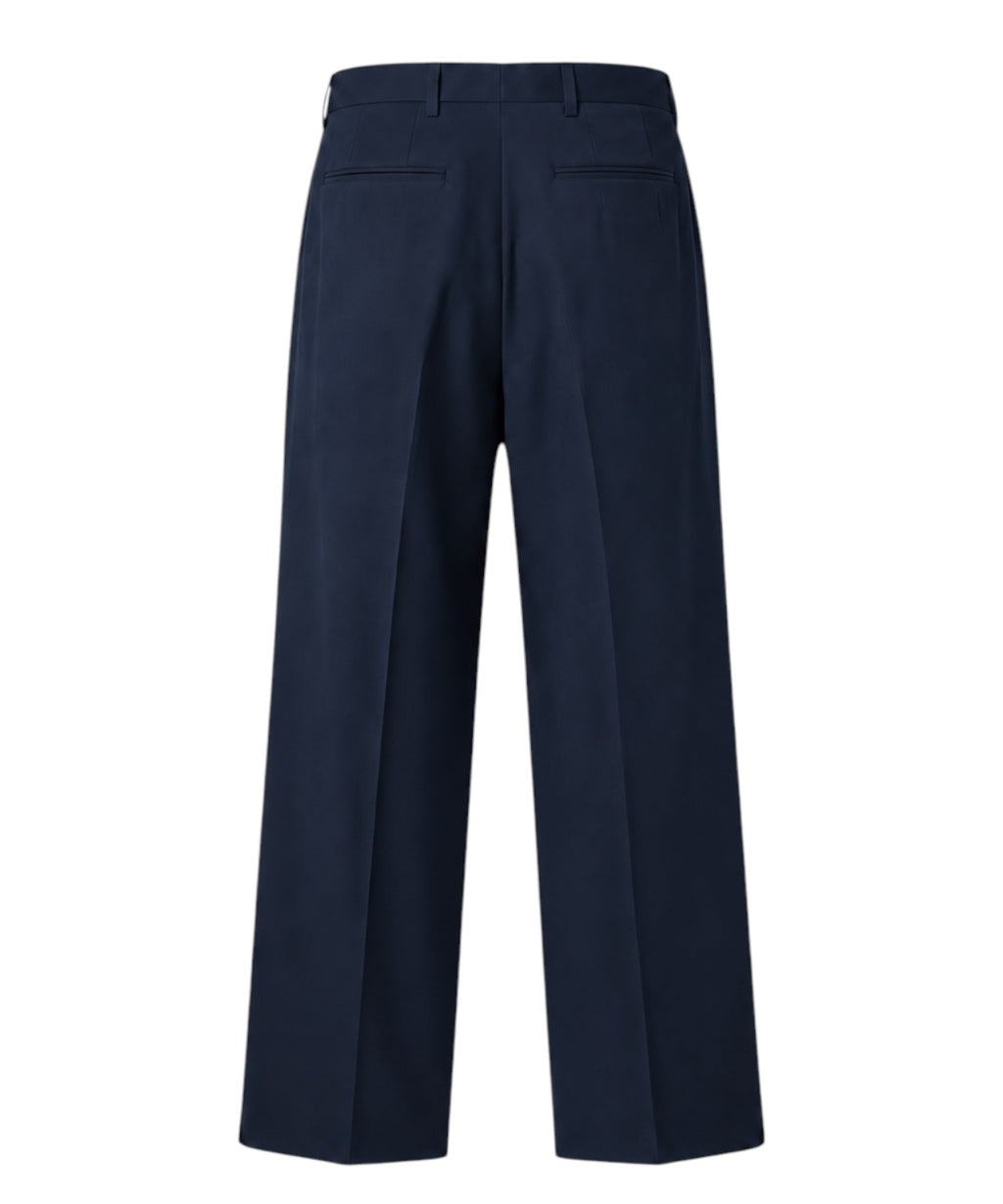 Pantalons élégants en laine à jambes larges Be Able