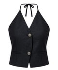 Gilets TWINSET pour femme avec encolure dos-nu et détails bijoux