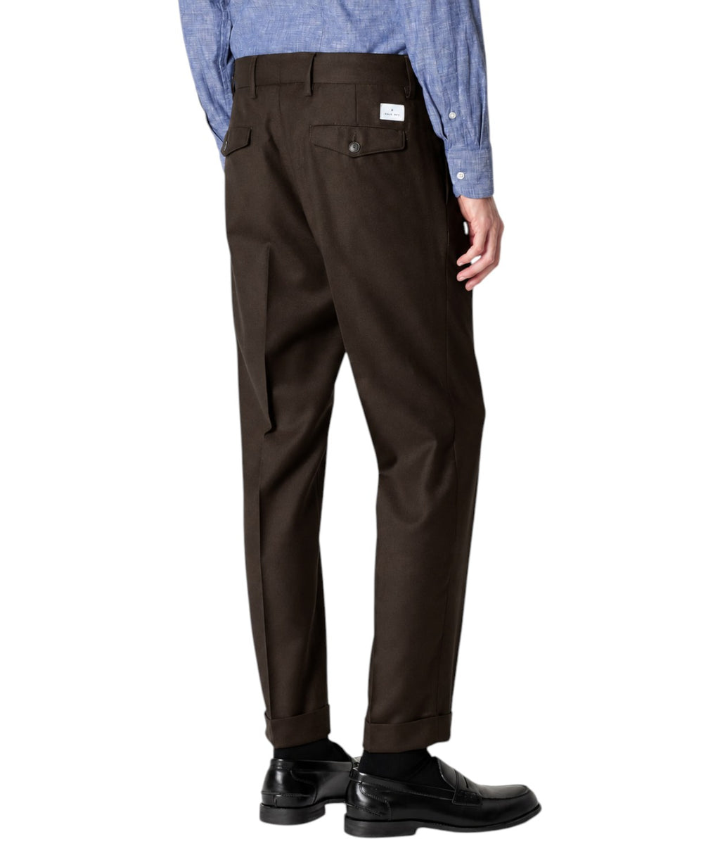 Pantalon homme MANUEL RITZ Tokyo en laine vierge stretch