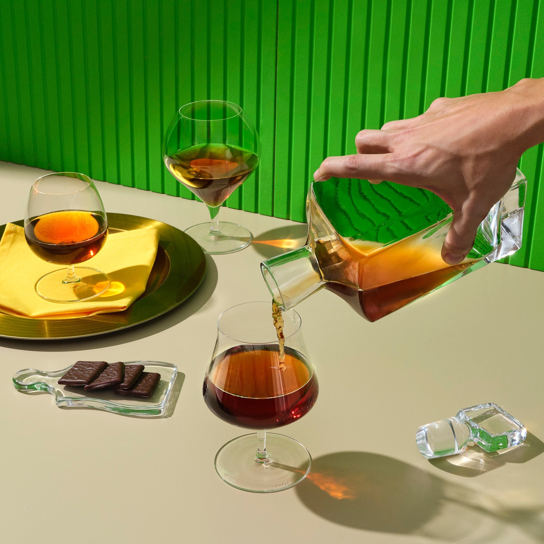 Islands Set of Two Cognac Tasting Glasses-NUDE EU-Cognac glass-Vittorio Citro Boutique