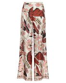 Pantalone Ampio in Twill Stampato Sugar Jungle-Pantaloni-Maliparmi-Vittorio Citro Boutique