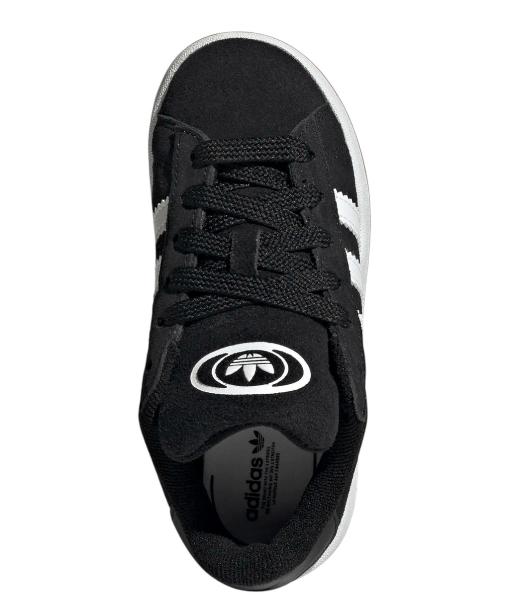 Baskets Adidas Campus 00s pour enfants : design rétro, matériaux durables, confort optimal, semelle résistante, détails emblématiques.