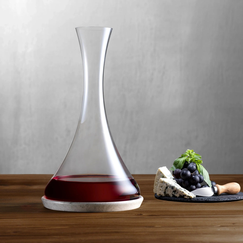 Decanter da vino Jazz con base in marmo