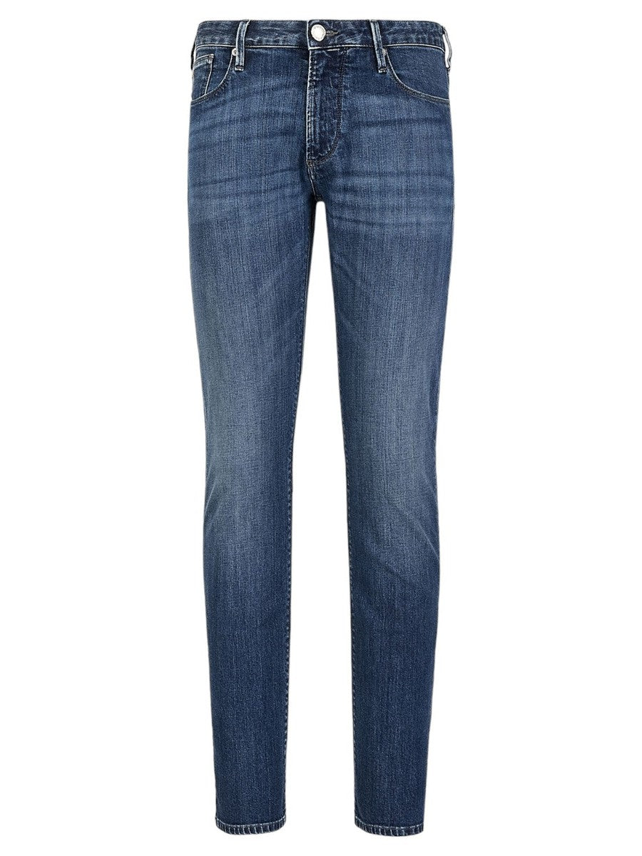 Jeans J06 slim fit in comfort denim 10 oz twill melange-Emporio Armani-Jeans-Vittorio Citro Boutique