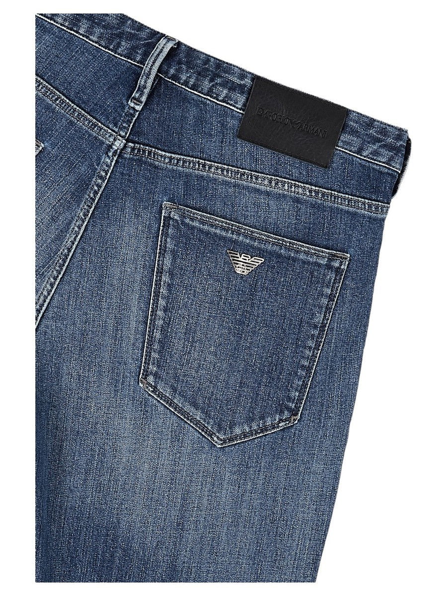 Jeans J06 slim fit in comfort denim 10 oz twill melange-Emporio Armani-Jeans-Vittorio Citro Boutique
