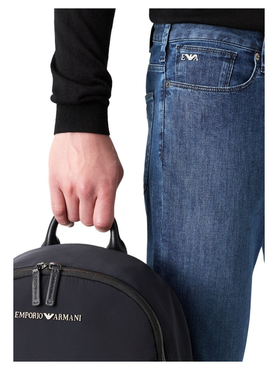 Jeans J06 slim fit in denim 8 oz washed effetto used-Emporio Armani-Jeans-Vittorio Citro Boutique