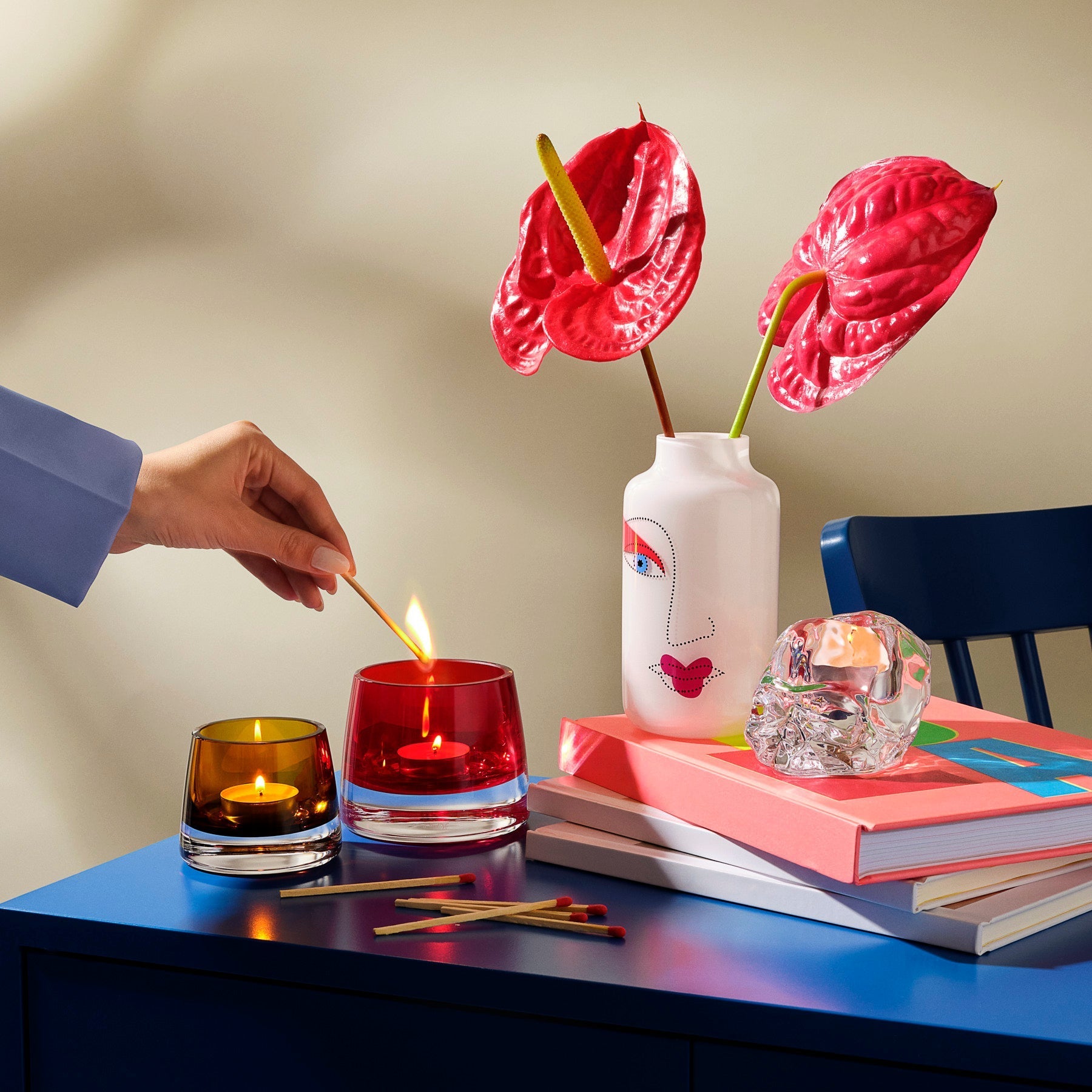 Mini Magnolia Rock & Pop Vase Small-NUDE EU-Vasi-Vittorio Citro Boutique