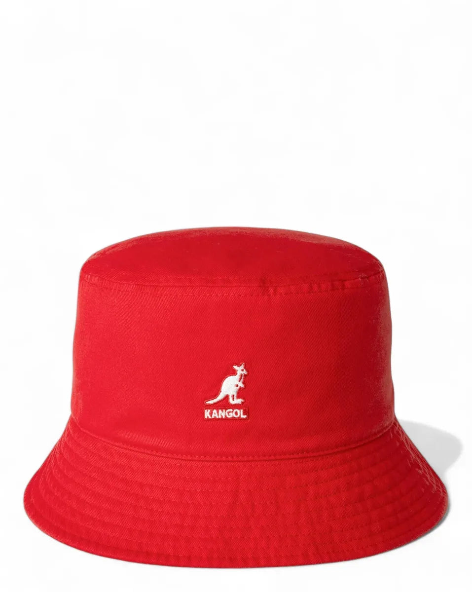 Kangol Cappello Washed Cotton Bucket Hat-Kangol-Cappelli-Vittorio Citro Boutique