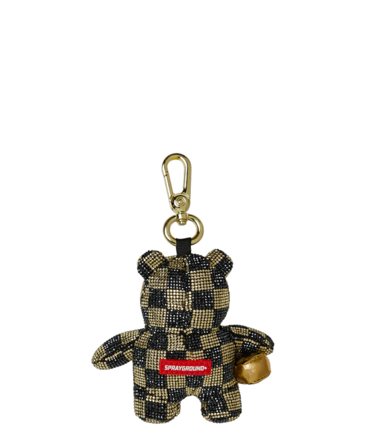 Sprayground Gold & Dangerous Bear Cub Keychain