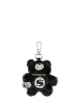 Sprayground Fur Cray Black Bear Cub Keychain
