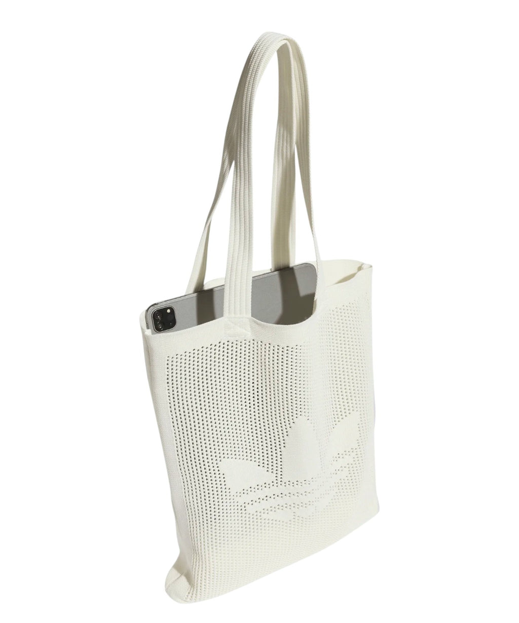 Borsa Adidas Tote Shopper in Uncinetto con Logo