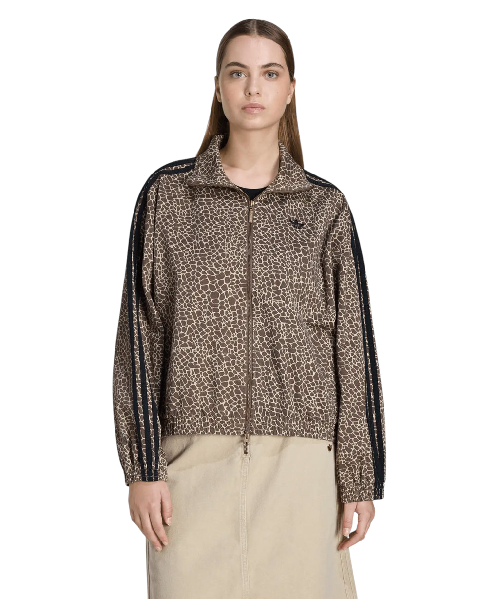 Veste oversize adidas Originals Firebird avec imprimé animalier