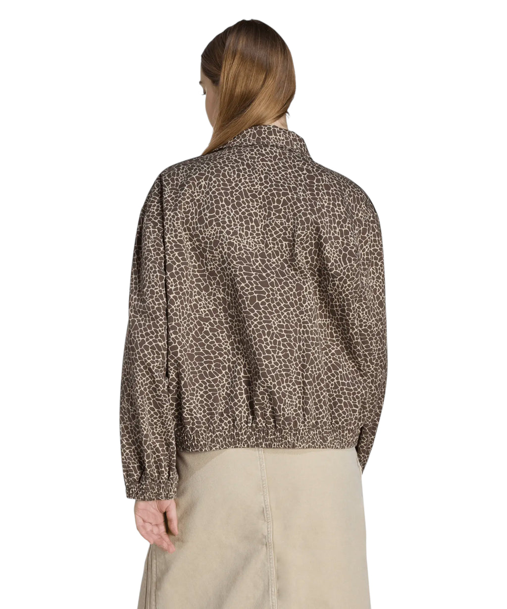 Veste oversize adidas Originals Firebird avec imprimé animalier