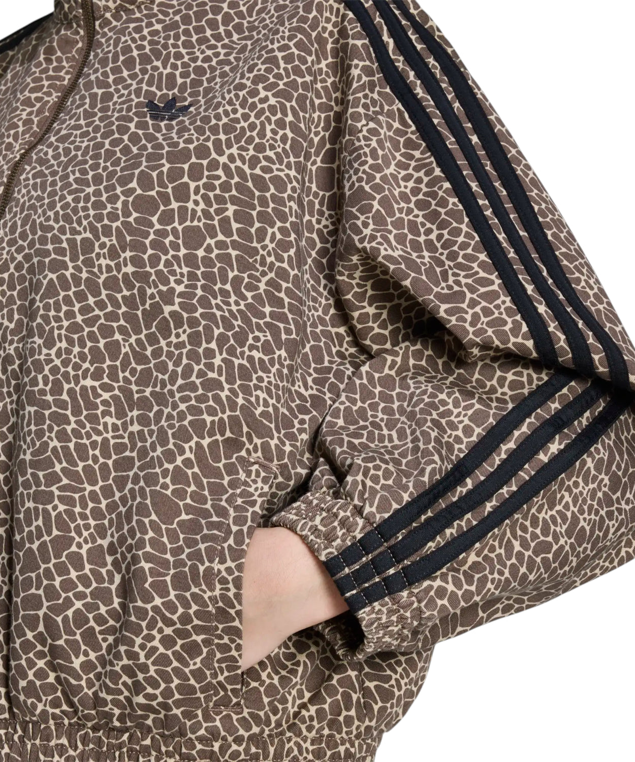 Giacca Oversize adidas Originals Firebird con Animal Print